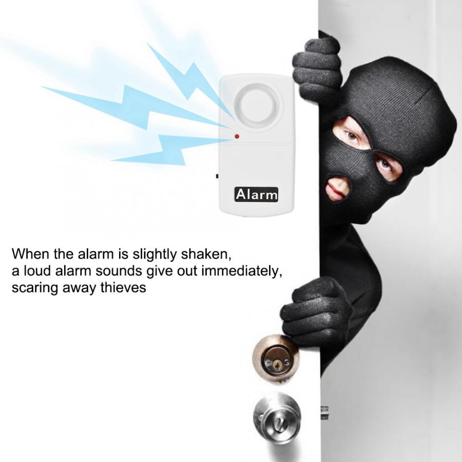 120dB Wireless Door Window Burglar Security Vibrate Alarm Sensor Can be Easily Installed on doors