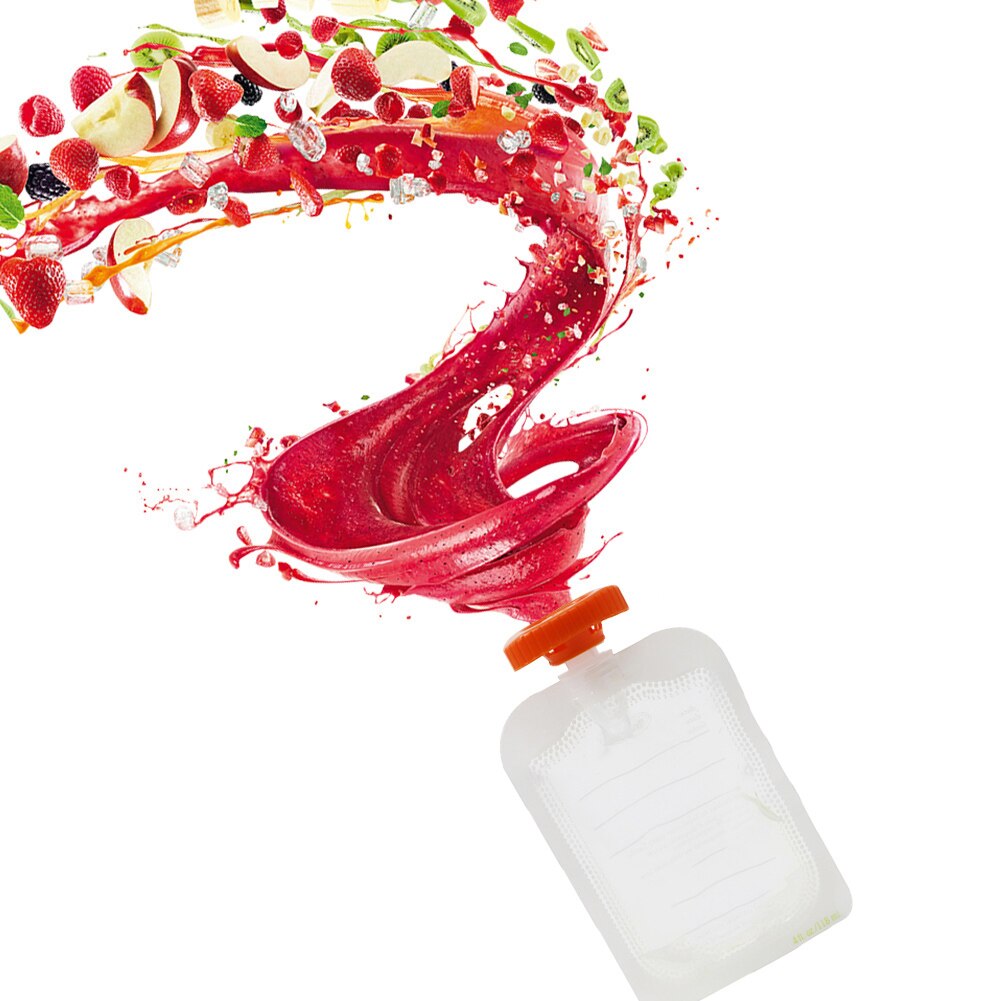 Fruit Squeeze Station Baby Verse Vruchtensap Voedsel Maker Pouch Puree Knijper Sap Dispenser Babyvoeding Squeezer Maker
