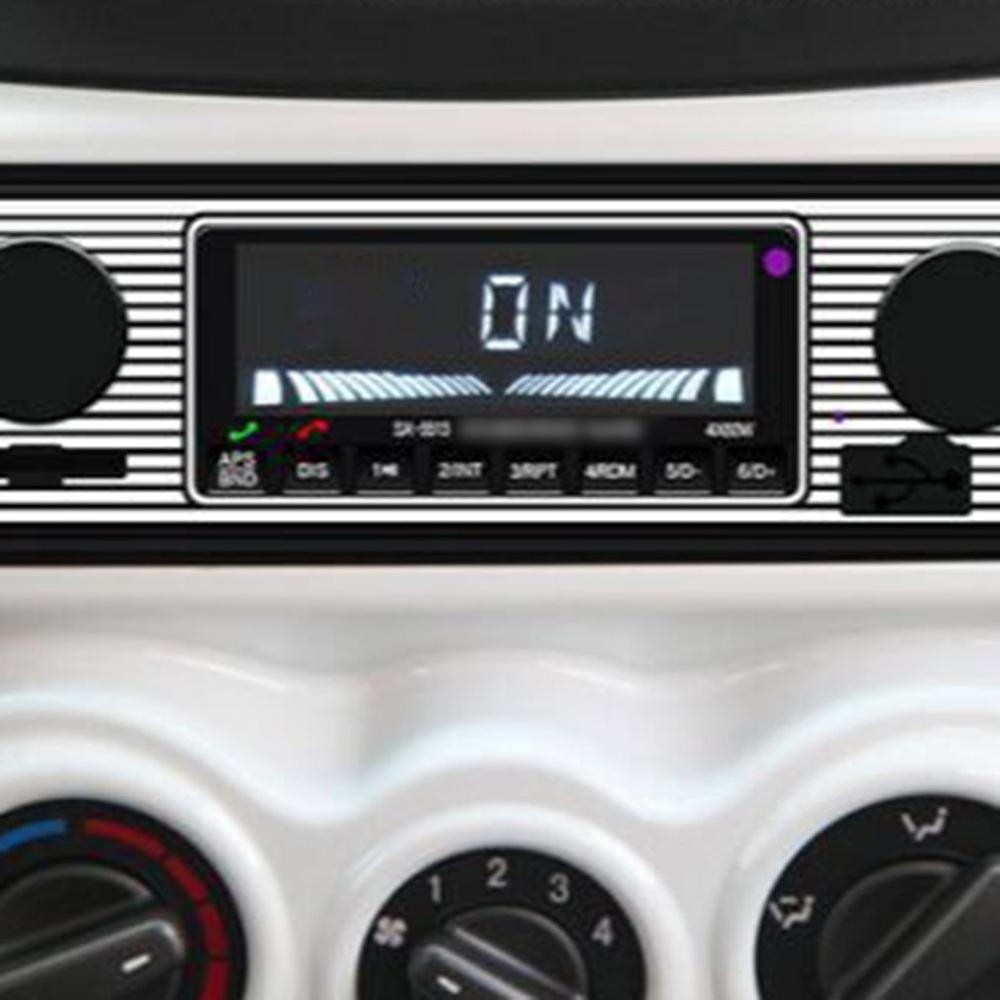 Auto Car Radio Wireless Vintage Wireless MP3 Multimedia Player USB FM 12V 24V Classic Stereo Audio Player Car Electric