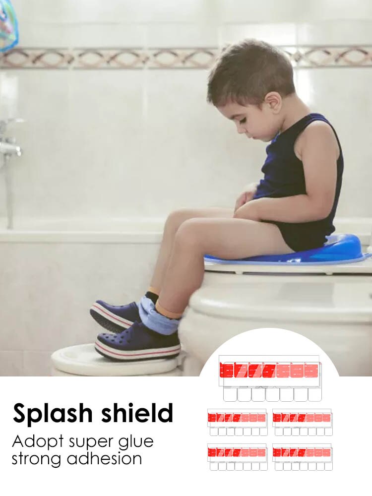 5PCS Urine Deflector Toilet Seat Toilet Splash Guard Bathroom Accessories For Kids