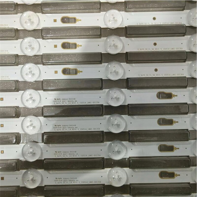 Led bakgrunnslys stripe for samsung  ue55 mu 6120k ue55 ku 6000k bn96-39659a v5du-550 dca -r1 550 dcb  bn96-40099a 40100a lm41-00136a