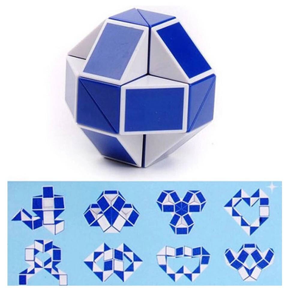 Snake Magic Cube Blokken Twist Puzzel Speed Magic Heerser 3D Slang Speelgoed Kinderen Educatief Speelgoed Speciale Kerstcadeaus