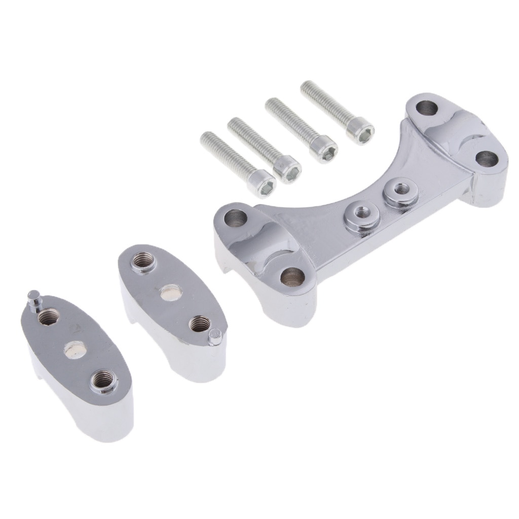 25MM Handlebar Fat Bar Mounts Clamp Riser Motorcycle Dirt Bike