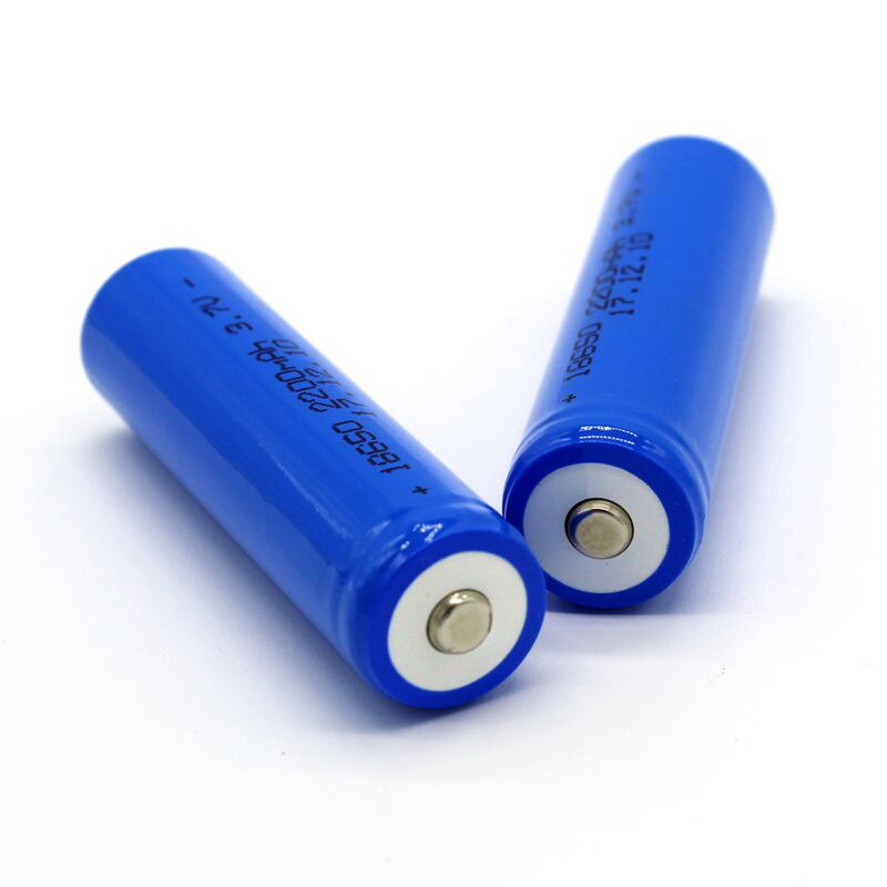 Icr 18650 2200 mah 3.7v li-ion uppladdningsbart batteri för led ficklampa