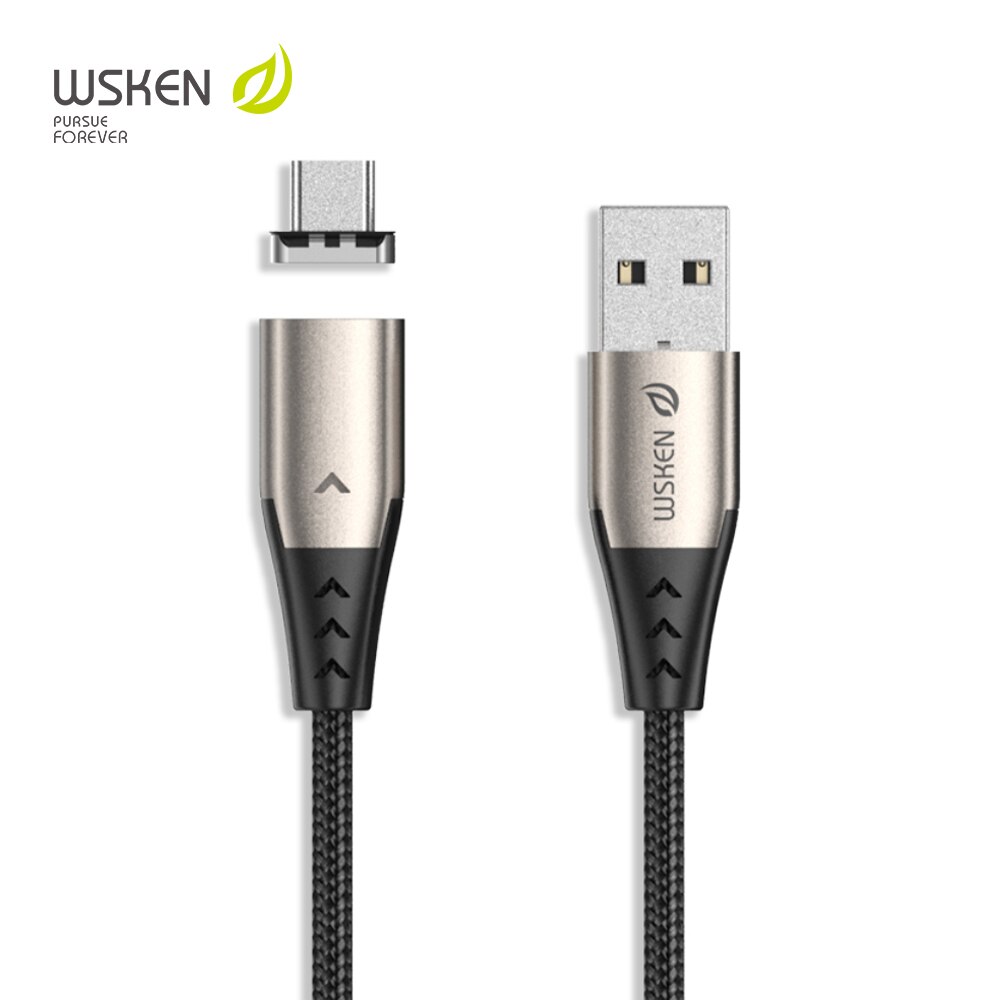 Cabo usb magnético de carregamento rápido da faixa 5a, para huawei mate 30 p30 pro, USB-C cabo de dados c oneplus oppo