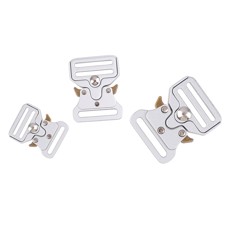 Metal Strap Buckles For Webbing DIY Bag Luggage Clothes Accessories Clip Buckles