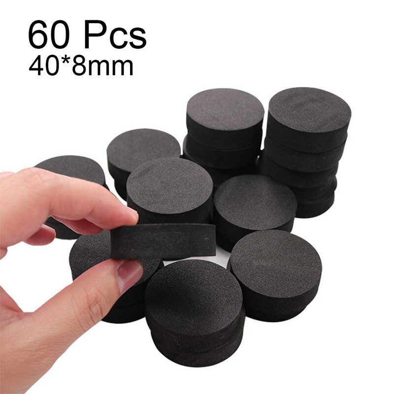 60Pcs Goedkope Anti-Slip Wasmachine Voeten Matten Spons Keuken Badkamer Mat Plant Pot Anti Vibratie Pad Shock proof Protectors: 60pcs