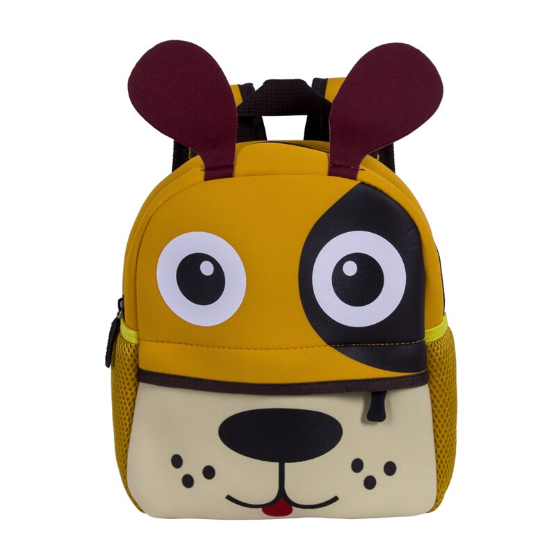 Kid Toddler Boy Girl Baby Kids Backpack Baby Animal Bag Shoulder Bags Ears: Dog