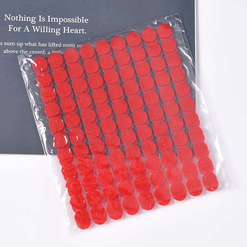 Ruban adhésif multicolore 10mm, 99 paires de Velcros magiques à Double face