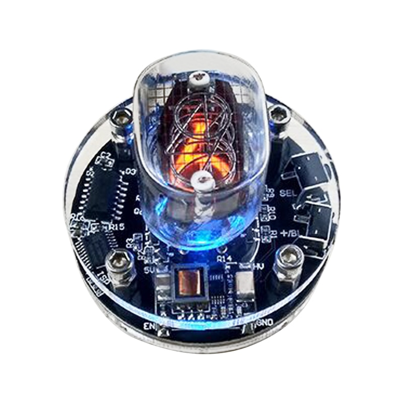 GHXAMP QS27-1 Single Nixie Tube Glow Clock Using Epson Clock Chip Micro USB Interface Home Made Accessories DIY