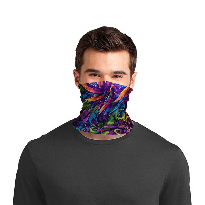 multifunktionale draussen Sport Magie Schal Hals Wärmer Rohr Wandern Radfahren Gesicht Kopf wickeln Abdeckung Stirnband Atmungsaktive Sanft: 3