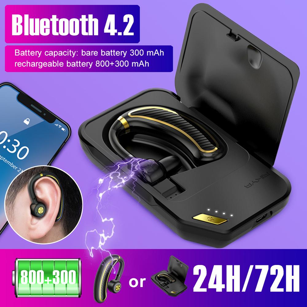 K21 Business Bluetooth Headset Opschorten Standby Sport Draadloze Koptelefoon Transpiratie Fitness Bluetooth Oortelefoon