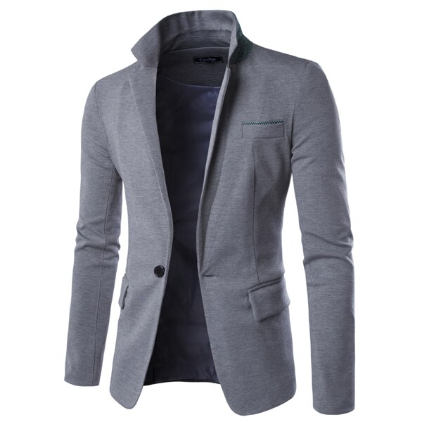 Zomer Stijl Luxe Business Casual Pak Mannen Blazers Set Professionele Formele Trouwjurk Mooie: Grijs / M