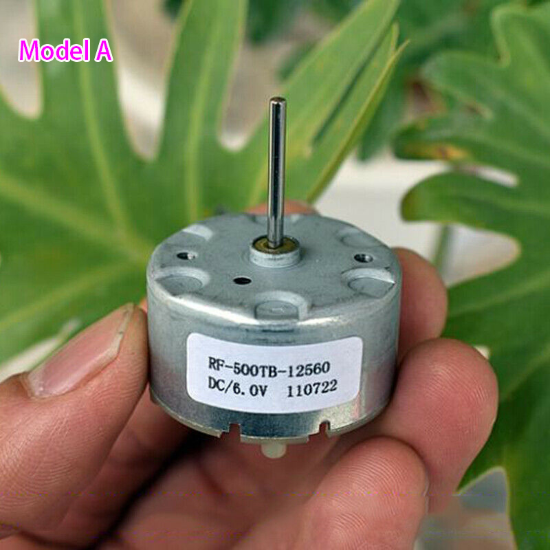 RF-500TB-12560/ RC500-KW/16260 Motor DC 12V Micro Round 32mm Diameter Spindle Engine Long Shaft