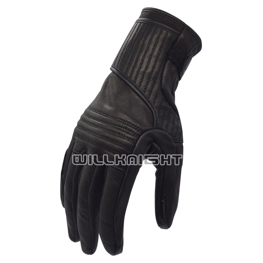 Motorbike MTB Bike Riding Gloves Abbey Road Retro Classic guantes luvas Touchscreen Mobile Phone Brown Gloves: Black / XL