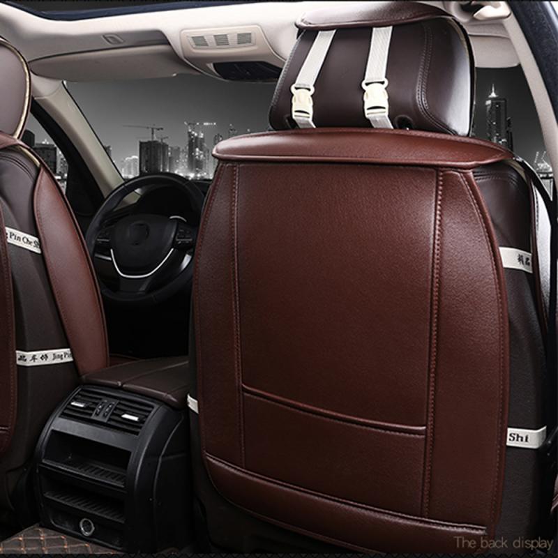 1PC Comfortable Car Front Seat Cushion Pad Universal Soft Breathable PU Leather Car Seat Over Cushion Protection Car Accessories