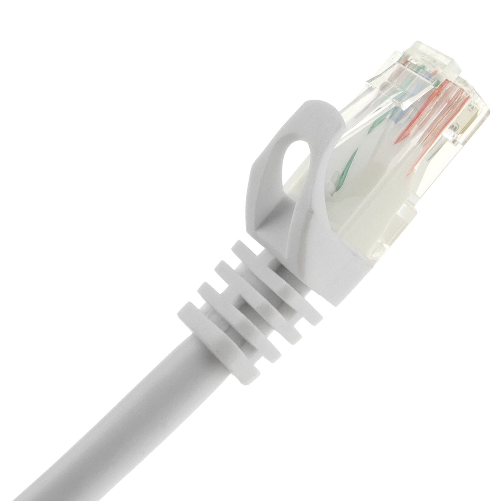 BeMatik-LAN ethernet network Cable UTP RJ45 Cat.6a White 50 cm