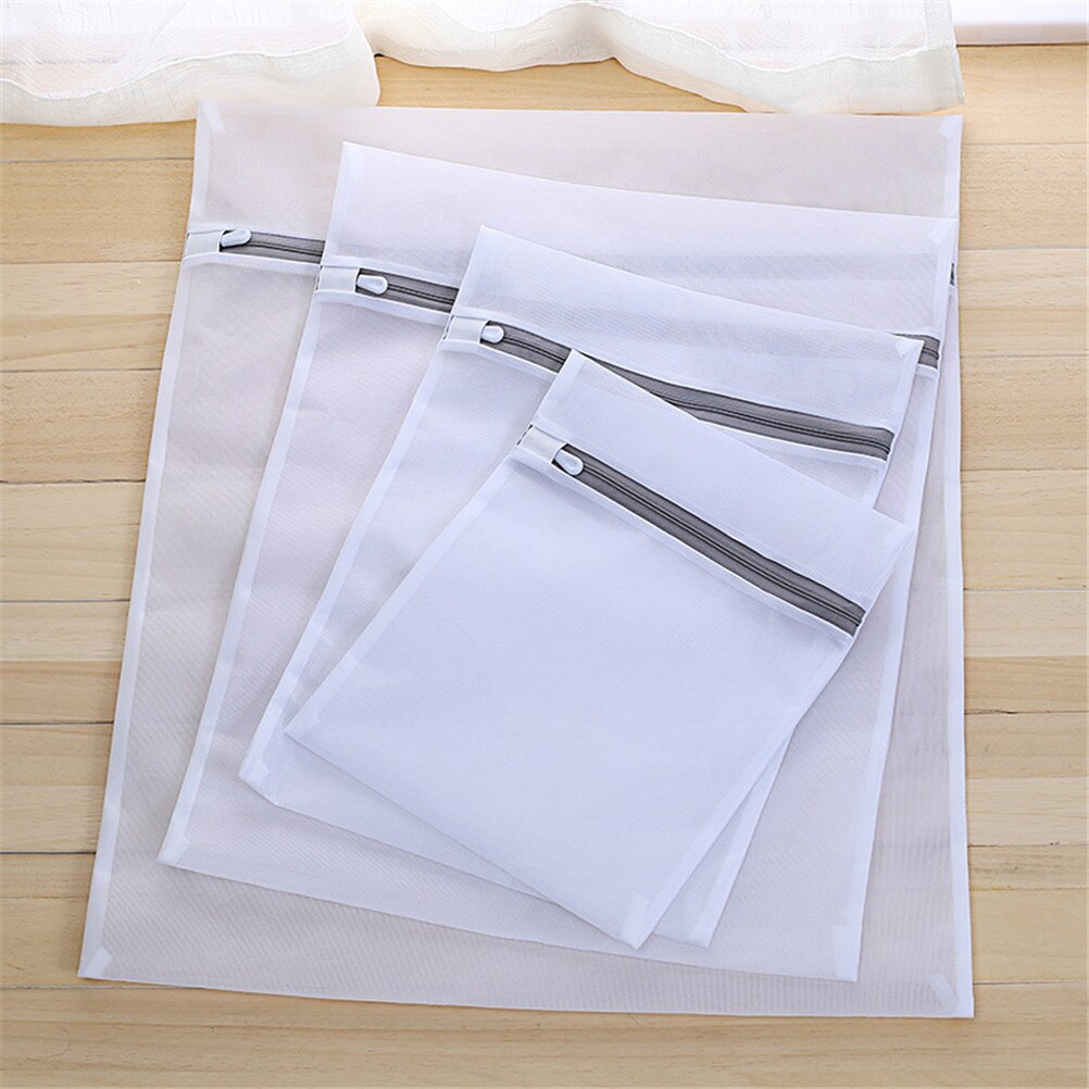 Washing Machine Travel Clothes Storage Mesh Laundry Bags Net Zip Bag for Wash Bra Stocking and Underwear