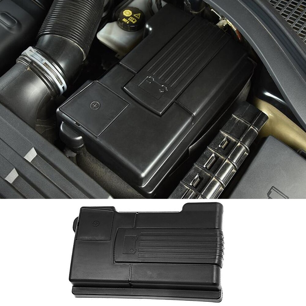 Til volkswagen vw t-roc troc bilmotor batteribeskyttelseskappe positiv negativ støvtæt dæksel rustfri skal