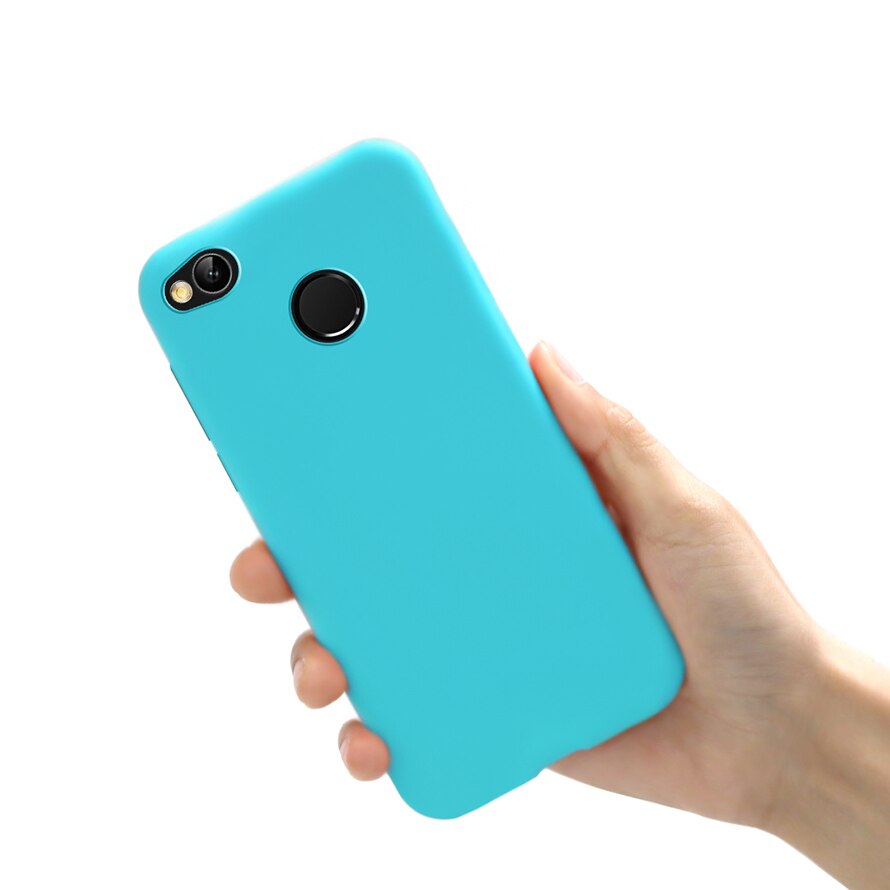 Lovely Case For Xiaomi redmi 4X silicone Soft Shockproof ON Redmi 4X Candy Back Cover Case For Coupe Xiaomi redmi 4X X4 Fundas: Sky Blue