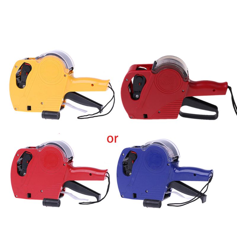 MX-5500 EOS 8 Digits Price Tag Labeler Labeller Label Paper + 2 Ink Roller U4LD