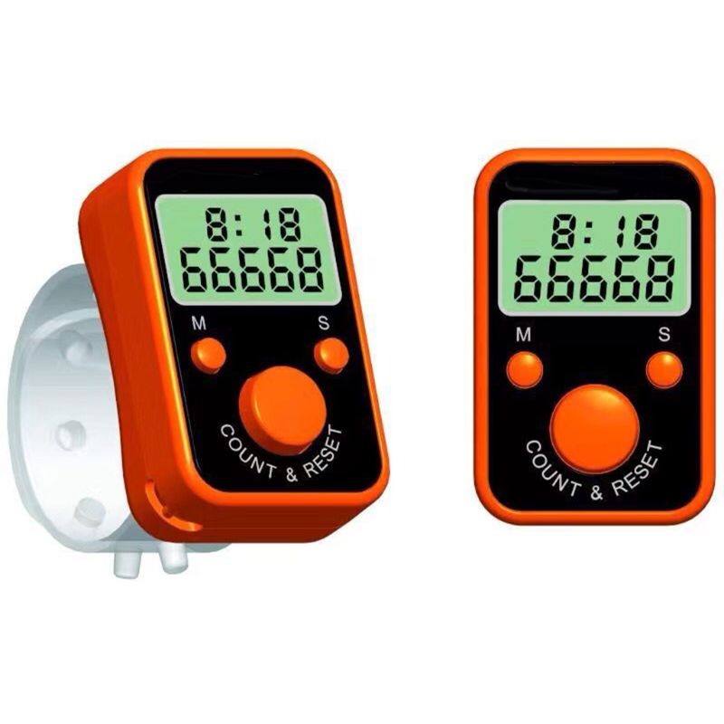 Finger Counter Chanting Electronic Counter with Time Ring Chanting Register No Color Choice Randomly Send