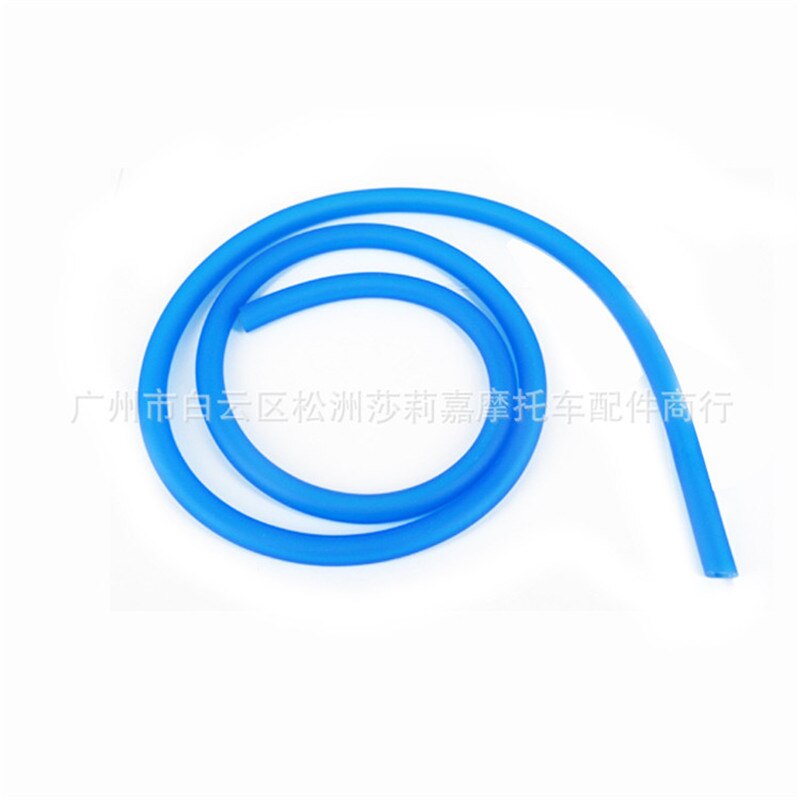 Brændstofrørslange benzinslange blyfri olieslange motorcykel gasledning slange olie oliering slange slange rørfittings udskiftning: Blå