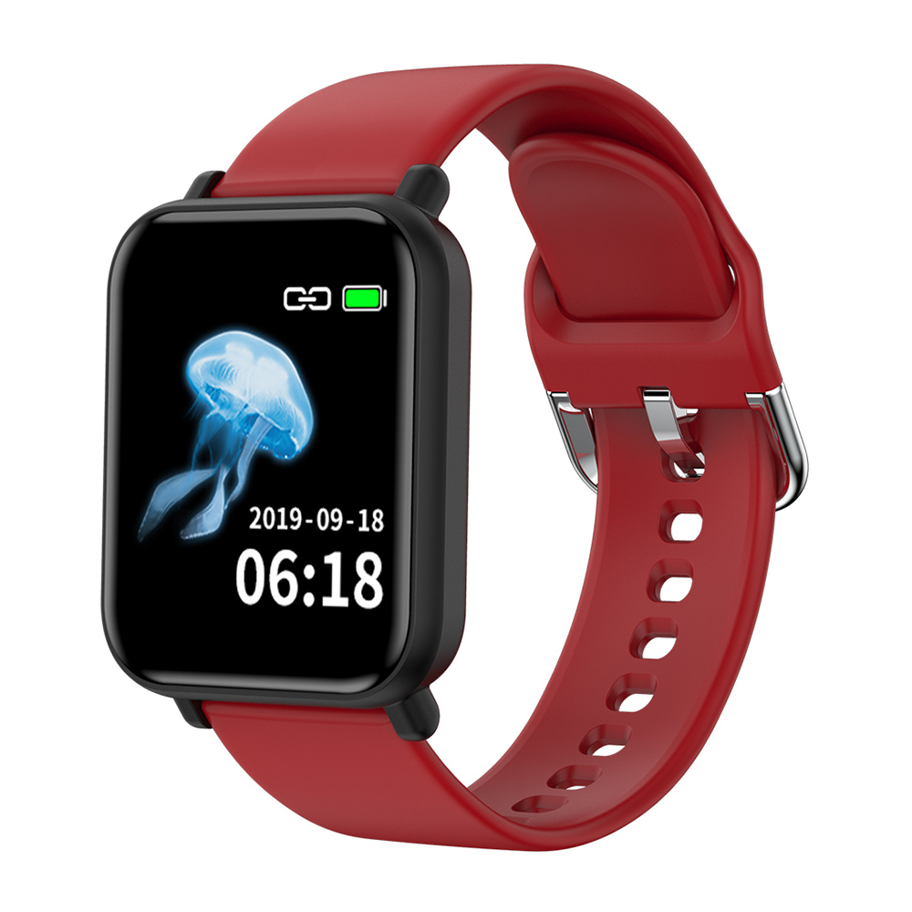 Colmi Smart Horloge IP68 Waterdichte Hartslagmeter Meerdere Sport Fitness Tracker Mannen En Vrouwen Fitness Tracker Pk B57: Red