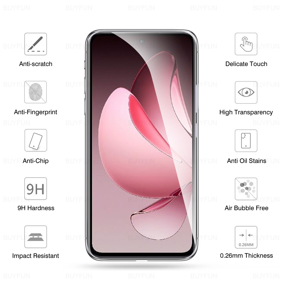 8in1 For Oppo Reno13 F 4G/5G Camera Glass Tempered Film For oppo Reno13F Reno 13 F FS Reno13 F F13 HD Screen Protector Lens Film