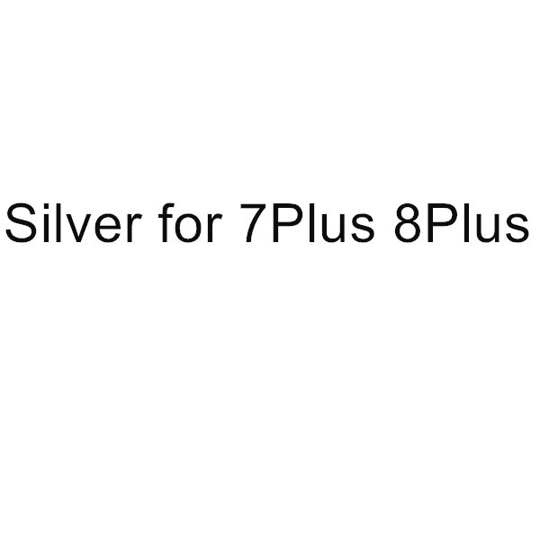 4 in 1 telefon beskyttelsessæt til iphone  x 7 8 plus iphone 7 iphone 8 iphonex touch id hjem knap klistermærke &amp; støvprop linsebeskytter: Sølv til 8 plus