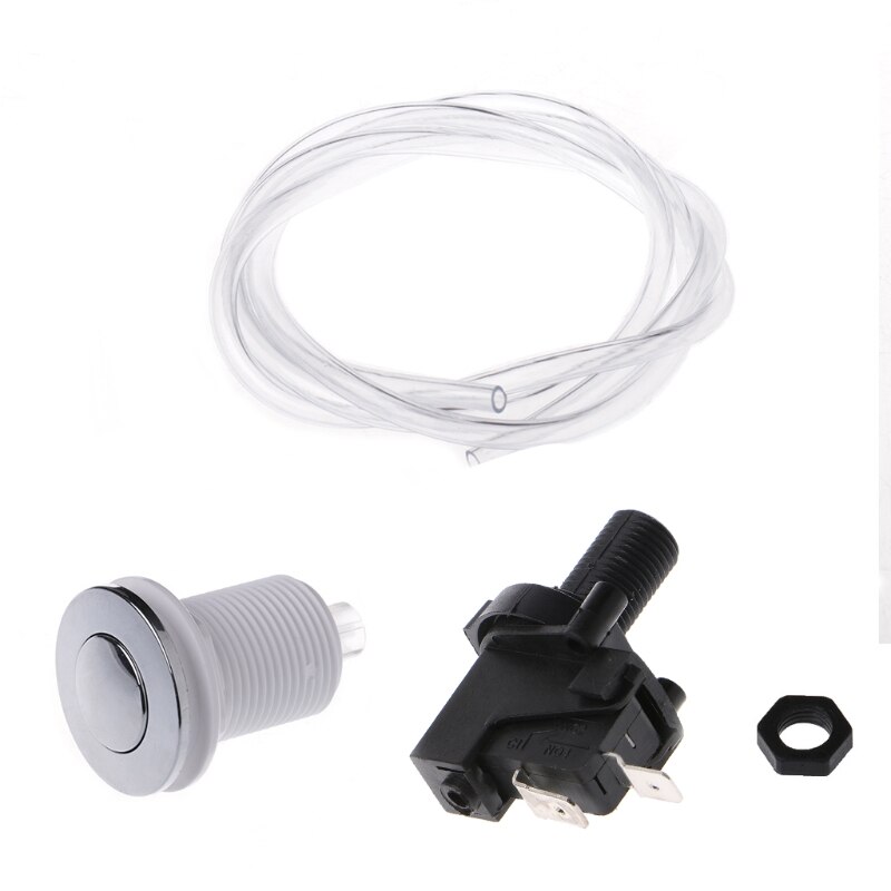 Baignoire Spa déchets élimination des ordures auto-verrouillage interrupteur à Air bouton poussoir tuyau d'air