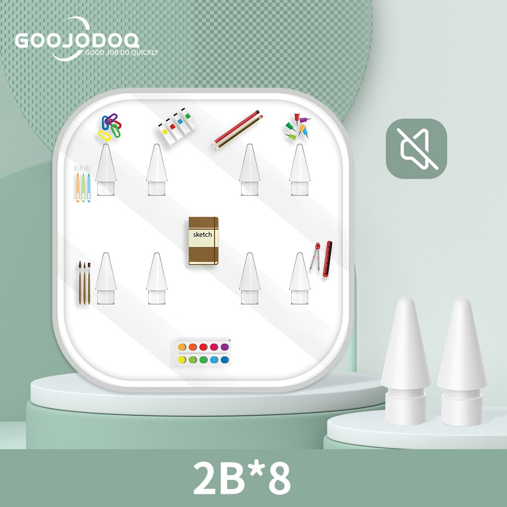 Tip for Apple Pencil Tip Nib for Apple Pencil 1st 2nd Generation Soft &amp; Hard Nib for iPad Pencil Tip Used for 4 Years: 2 BOX 2B