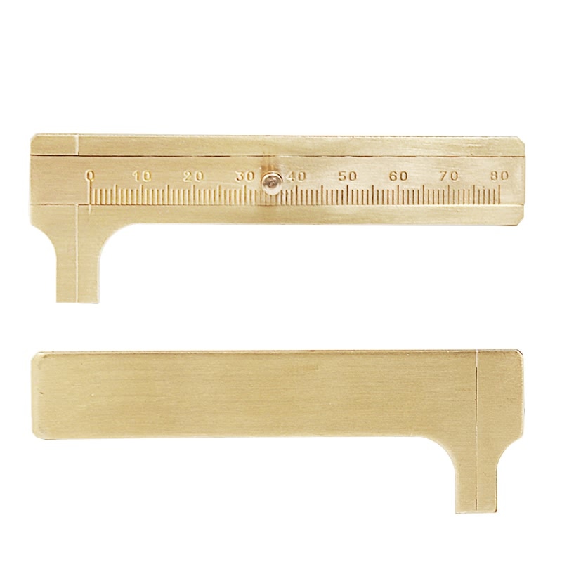 10er Set QUARKZMAN Mini-Messschieber 80mm – Kunststoff, Metrisch/Zoll, Rot, Tragbar – 0,05mm Präzision