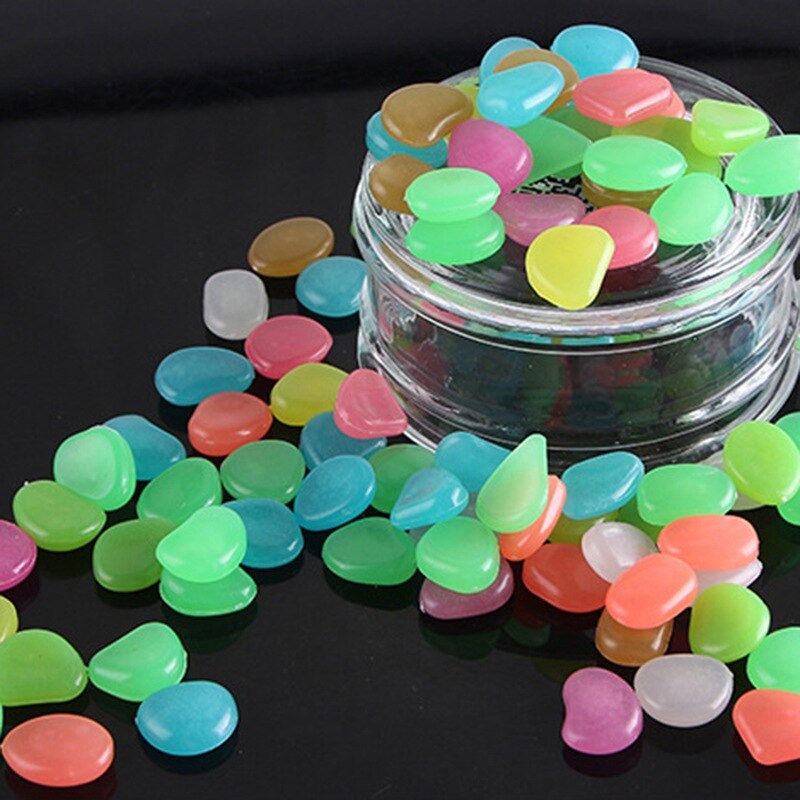 Luminous Stone Glow in the Dark Garden Pebbles Glow Stones Rocks For Walkways Garden Path Patio Lawn Yard Decor Luminous Stones