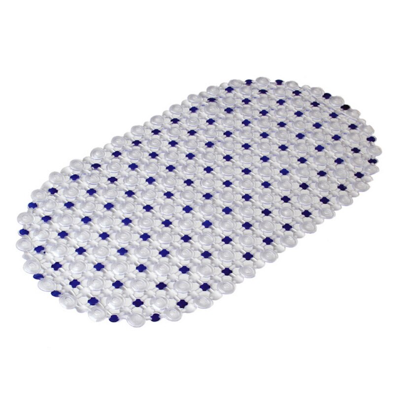 Plastic Suction Cup Bathroom Shower Mat Non-slip Bathroom Mat Baby Safety Shower Bath Mat Colorful Point Bead Massage Pad