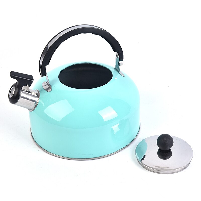 3L Sky Blue Whistling Kettle For Gas Stove Bouilloire 3L Stainless Steel Whistle Tea Kettle Water Bottle