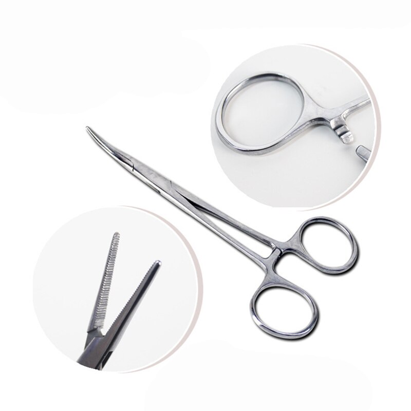 Roestvrij Staal Huisdier Hemostatische Tang Kat Hond Grooming Schaar Huisdieren Rechte/Gebogen Hoofd Tang Hond Haar Reiniging Tang