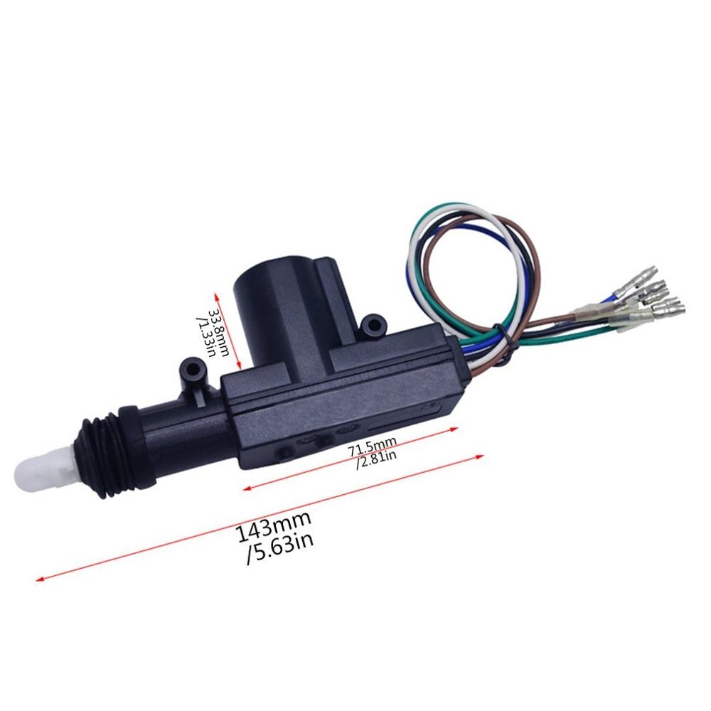 Control Central Lock 12V Car Central Locking System Solenoid Actuator 5 Wire