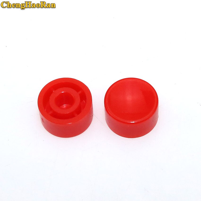 200PCS A17 Inner 3.2MM Plastic Tactile Switch Button Caps Push Key Caps Multicolor Concave 5.3*10mm for 6 * 6 Round Tact Switch: army green