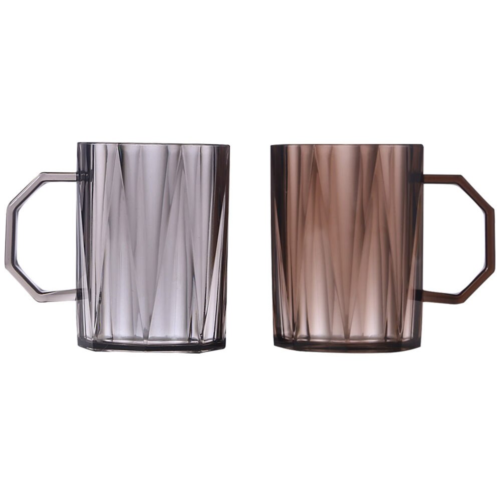 2Pcs Simple Toothbrush Cup Washing Cup Toothbrush Cup Set for Home