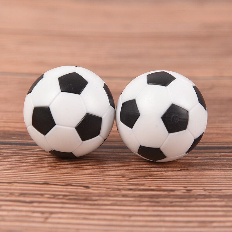 2 Stuks Zwarte En Witte Milieuvriendelijke Hars Tafelvoetbal Tafel Voetbal Tafel Bal Voetbal Ballen Kicker Fussball 32mm