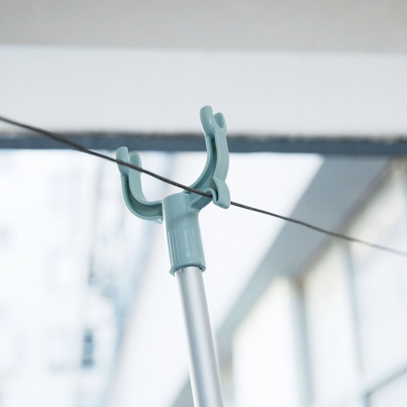 Kleding Staaf Thuis Telescopische Kleren Staaf Balkon Picking Pole Slaapzaal Versterking Aluminium Kleren Staaf Kleren Staaf