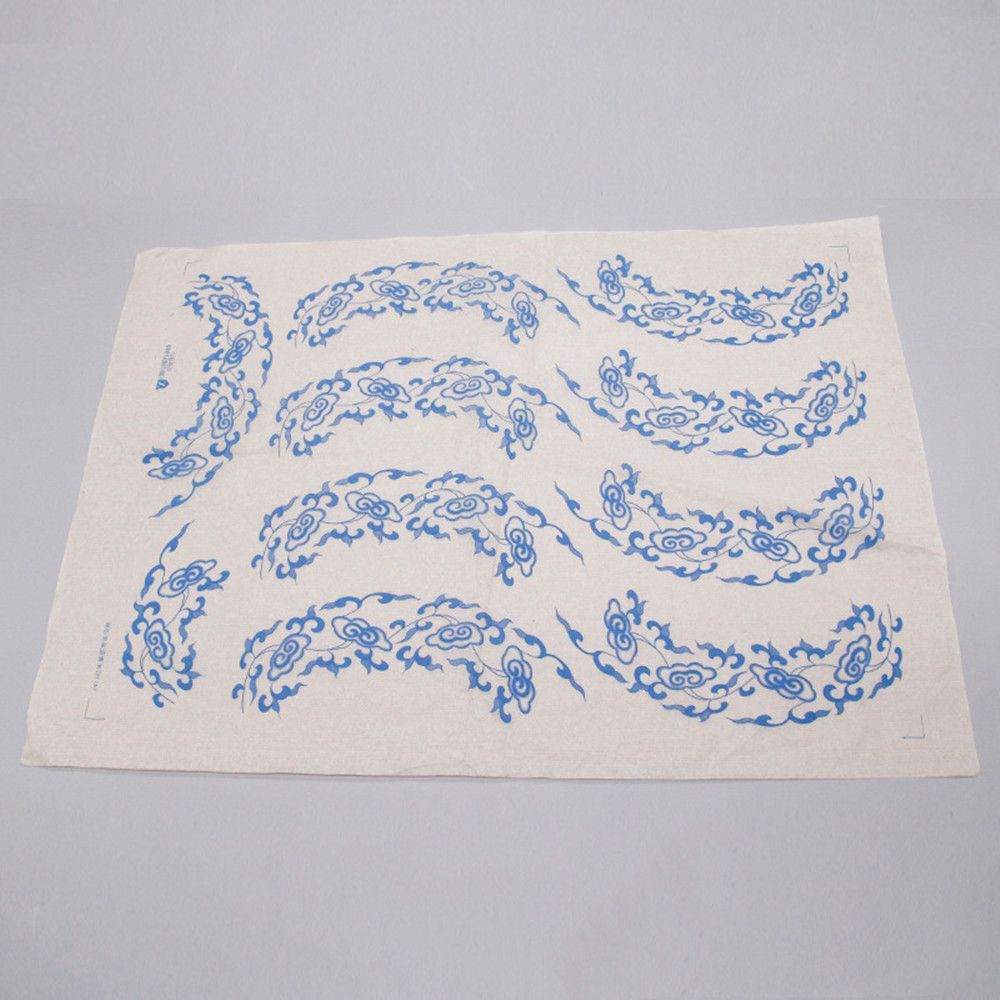 Arts Creatieve Keramiek Transfer Papier Aardewerk Accessoires Blauw En Wit Porselein Papier Glazuur Onderglazuur Bloem Papier