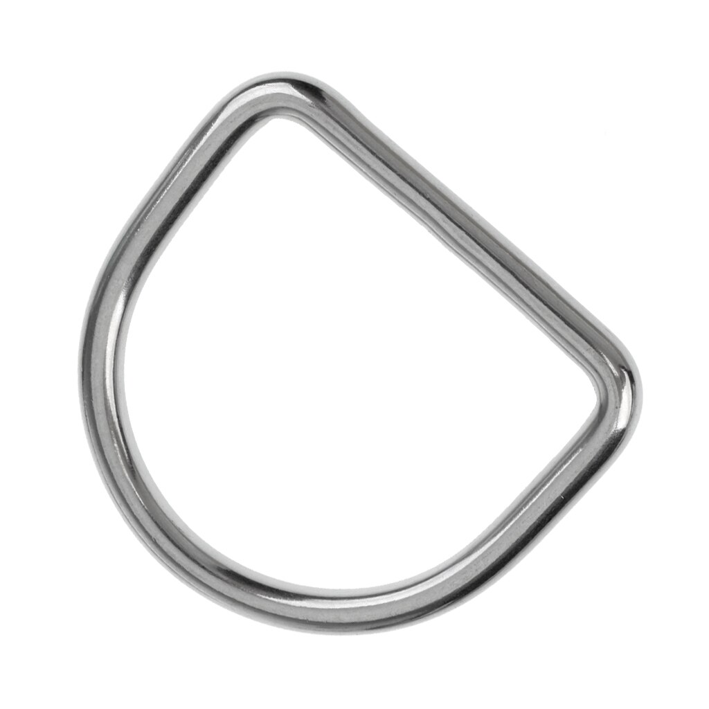 316 In Acciaio Inox Immersioni subacquee D Anello Fibbia Gancio Cintura di Zavorra 5 centimetri Nastri e Fettucce Cablaggio Side Mount Acqua Accessori Per Lo Sport