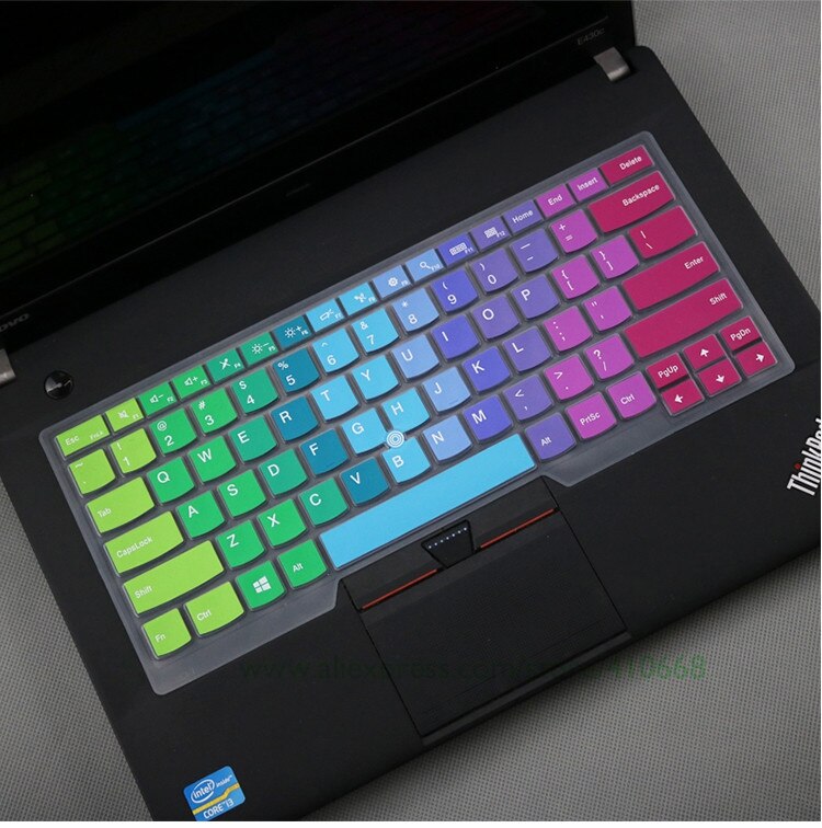 Laptop Tastatur Abdeckung Schutz Für Lenovo ThinkPad L390 L380 T480 T480s T470 T470s Yoga 2rd/3rd thinkPad X1 Kohlenstoff: Regenbogen