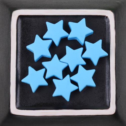 TYRY. HU 10 pc/lot étoiles bébé Silicone perles de dentition de alimentaire bébé produits collier à faire soi-même rongeur perles bébé jouets sûrs sans BPA: 7