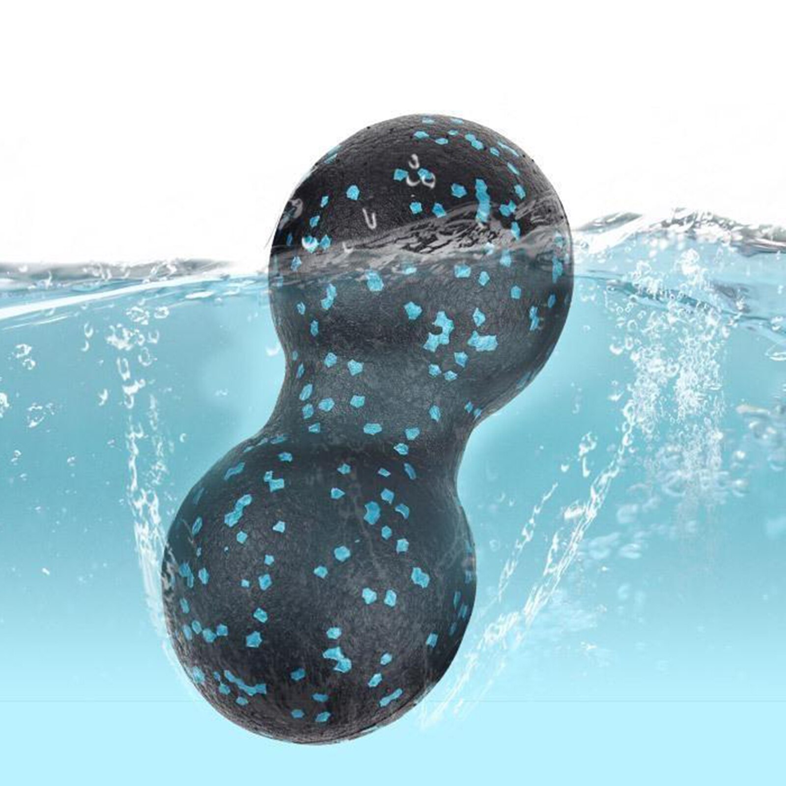 Oefening, verlichting, fitness, yogaballen, hoge dichtheid pindamassage, dubbele massagebal, mobiliteitsbal, yoga, deep tissue massage-apparaat