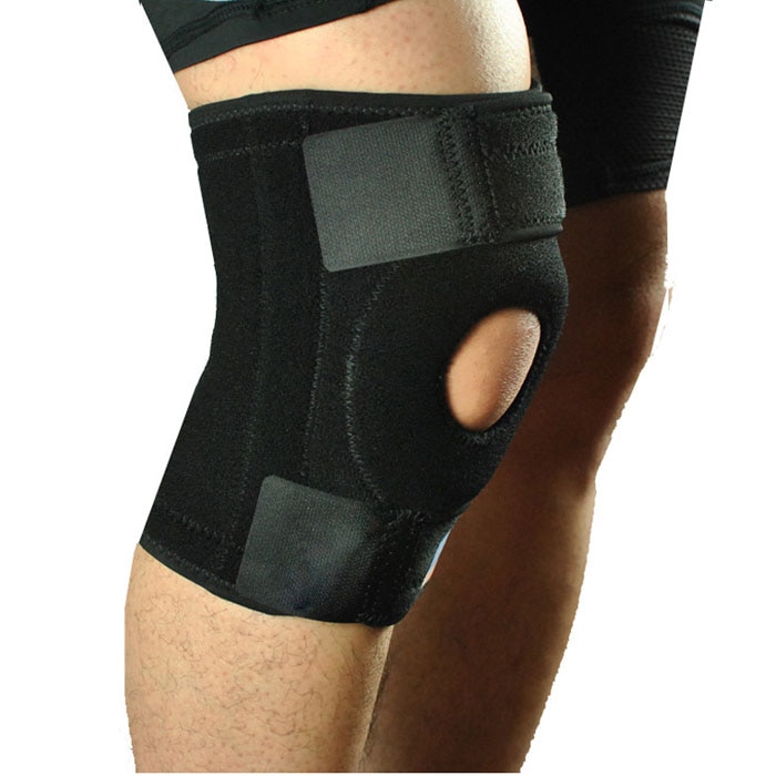 15 # Motorfiets Beschermende Kneepad Elastische Neopreen Patella Brace Knie Riem Ondersteuning Fastener Verstelbare Riem: Default Title