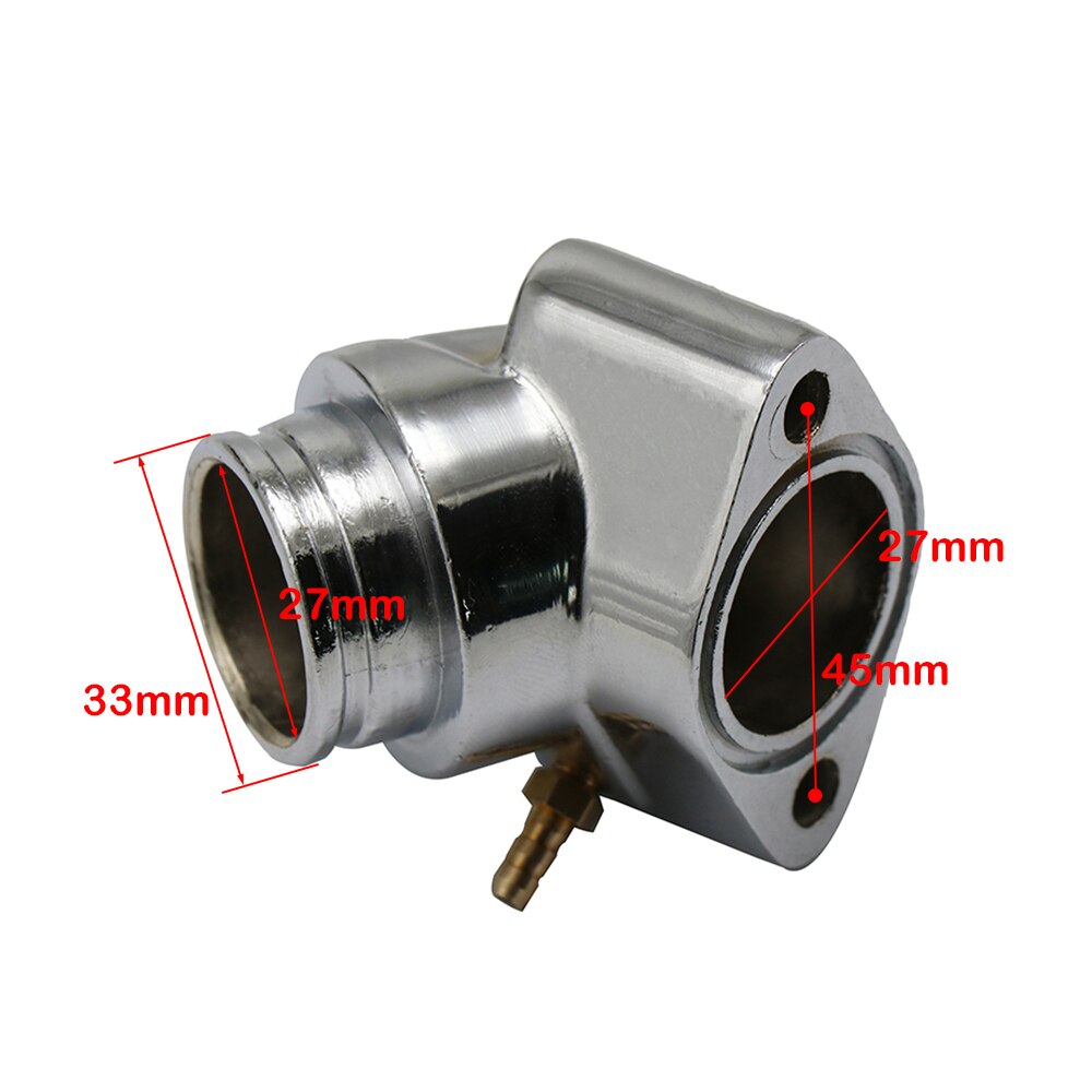 ZSDTRP 27mm gaźnika uruchomić kolektora dolotowego dla GY6 125cc 150cc 4T silnik skuter ATV Gokart