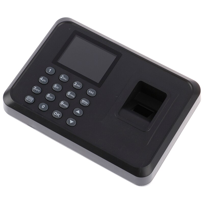 Fingerprint Attendance Machine LCD Display USB Fingerprint Attendance System Time Clock Employee Checking-in Recorder